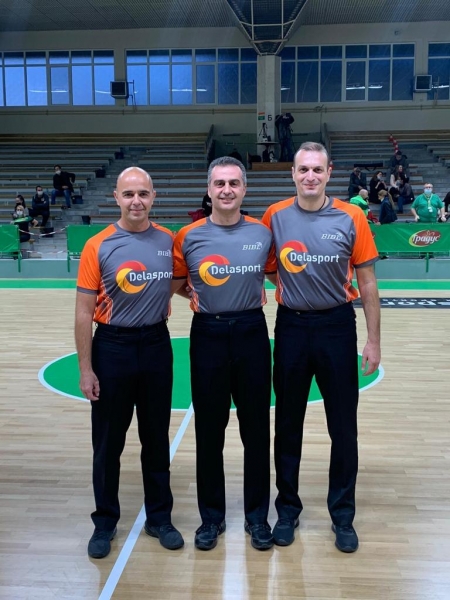 The new officiating shirts made their debut in Delasport Balkan League