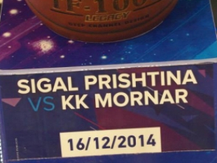 Photo-gallery from the game KB Sigal Prishtina - KK Mornar