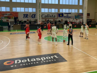 A minute of silence was held before the start of the game BC Beroe - Hapoel Gilboa Galil