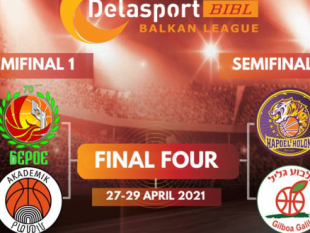 Just four teams are left to challenge for the title in Delasport Balkan League