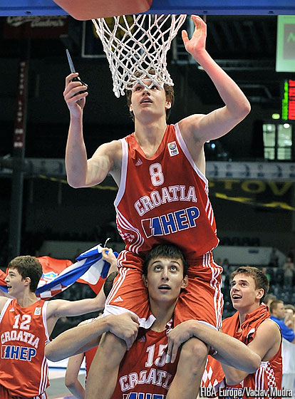 Croatia won the U16 title, Serbia finished 9th, Bulgaria & Montenegro relegated