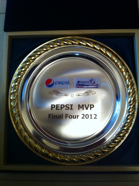 Pepsi will award the most valuable player in the Final Four of the Balkan Basketball International League