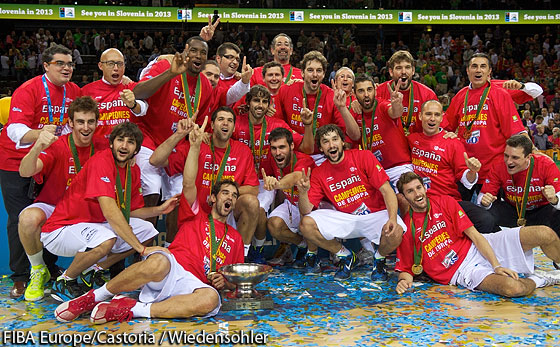 Spain retained their title and are on the European top again