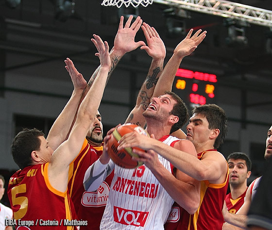 EuroBasket 2011: Montenegro beats Macedonia with OT, Croatia with the W, Bosnia losing