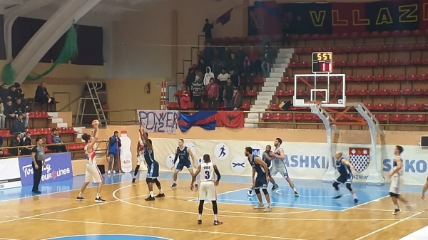 Photo-gallery from the game KB Vllaznia - BC Academic Bultex 99