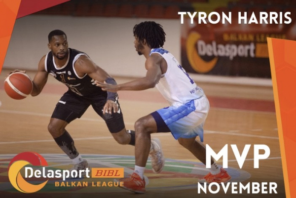 Tyron Harris is the Delasport BIBL MVP for November