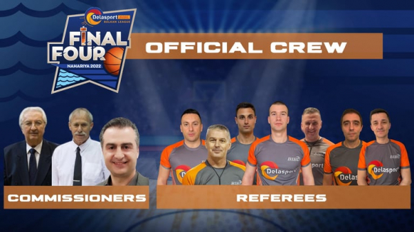 Here are the referees nominations for the semifinal games