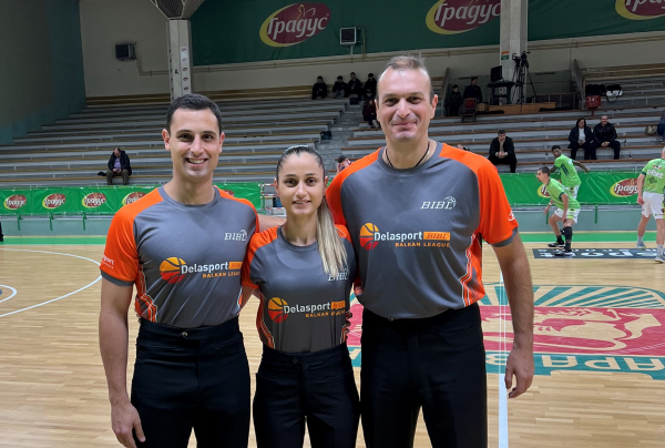 Delasport Balkan League welcomes its first Greek female referee