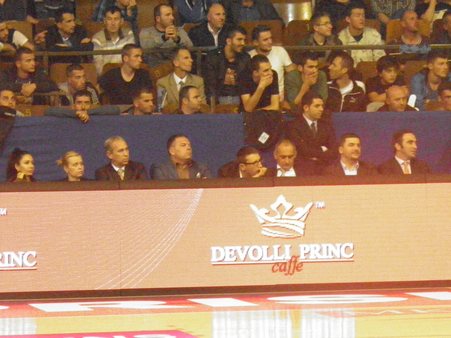 A lot of official guests watched the match between KB Sigal Prishtina and BC Balkan