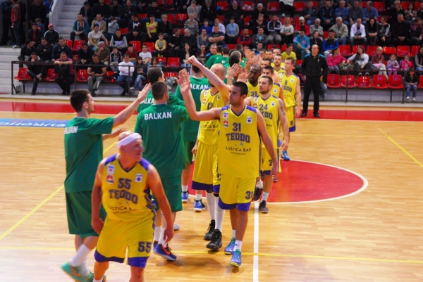 Photo-gallery from the game KK Teodo - BC Balkan