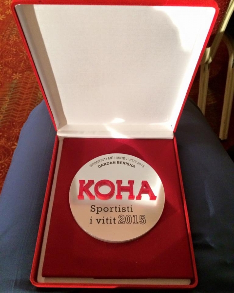 Sigal Prishtina are the team of the year in Kosovo, Dardan Berisha Sportsman Nr. 1